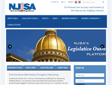 Tablet Screenshot of njsa.com